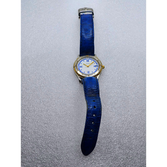 Yema Paris French France Blue White Gold Silver Santorini Style Watch YE383 V722 - Picture 3 of 9